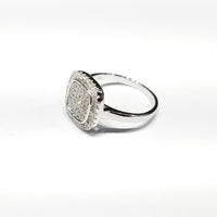Solid CZ Stones Ring (Sterling Silver)