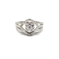 Glamorous Women CZ Ring (Sterling Silver)