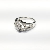 Glamorous Women CZ Ring (Sterling Silver)