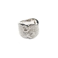 Gem Cloud Swirl Ring (Sterling Silver)