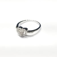 Heart Shaped CZ Ring (Sterling Silver)