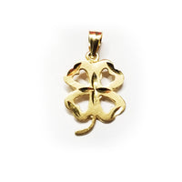 Lucky Four Leaf Clover Pendant (14K)