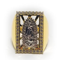 Virgin Mary (Virgen Maria) Yellow Gold Ring (14K)