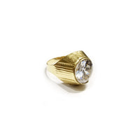 Oval CZ Ring (14K)