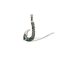 Dark Fishing Hook (Sterling Silver)