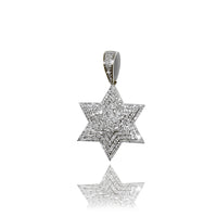 Diamond Star Two-Toned Gold Pendant (10K)