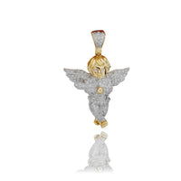 Diamond Little Angel Two-Toned Gold Pendant (10K)