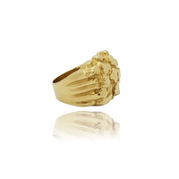 Nugget Yellow Gold Ring (14K)