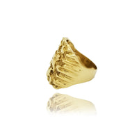 Nugget Yellow Gold Ring (14K)