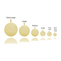 Customizable Yellow Gold Pendant (14K)