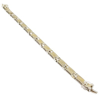 Modern Solid Bracelet (14K).