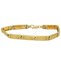 Infinity Bar link Bracelet (14K).