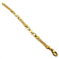 Elegant Yellow Gold Bracelet (14K).