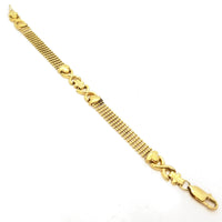 Elegant Yellow Gold Bracelet (14K).