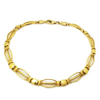 Elegant Yellow Gold Bracelet (14K).