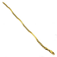 Miami Cuban-Bar Bracelet (14K).
