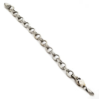 Triple Loop White Gold Bracelet (14K).