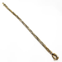 Rope Braided Two-Tone Bracelet (14K).