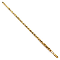 Rope Yellow Gold Bracelet (14K).