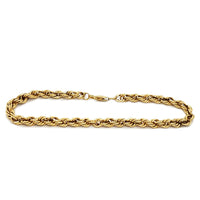 Rope Yellow Gold Bracelet (14K).