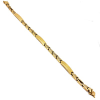 Yellow Gold Bullet Bracelet (14K)
