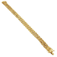 Mesh Yellow Gold Bracelet (14K).