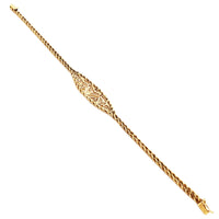 Triple Heart Yellow Gold Bracelet (14K).