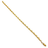 Puffy Mariner/ Rolo Link Bracelet (14K).