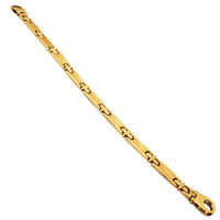 Solid Yellow Gold Bracelet (14K).