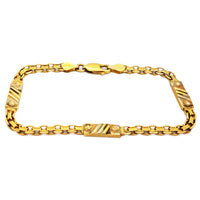 Gold Link Bracelet (14K).