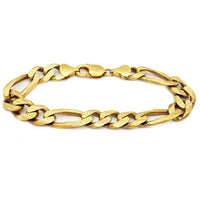 Figaro Link Bracelet (14K).