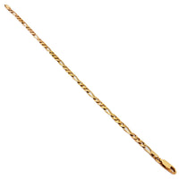 Figaro Link Bracelet (14K).