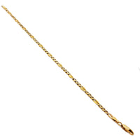 Figaro ID Yellow Gold Bracelet (18K)