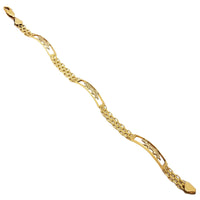 Panther Trio Woven Bracelet (14K)