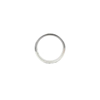 Diamond Triple-line Round Ring (14K).