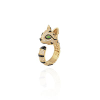 Speckled Ocelot Ring (14K)