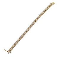 Baguette Diamond Bracelet (10K).