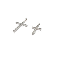 Diamond Cross Pendant (14K).
