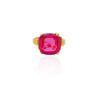 Vintage Red Stone Ring (24K)