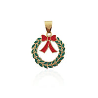 Holiday Wreath Pendant (14K)