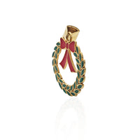 Holiday Wreath Pendant (14K)
