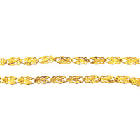 Fancy Locust Link Chain (24K)
