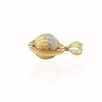 Two-tone 'World Is Yours' Pendant (10K)