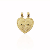 Heart *Best Friends* Pendant (10K)