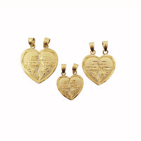Heart *Best Friends* Pendant (10K)