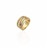 Stoneset Low Tide Cocktail Ring (14K)