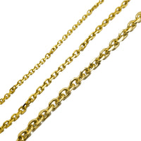 Solid Diamond Cuts Cable/Rolo Chain (14K)