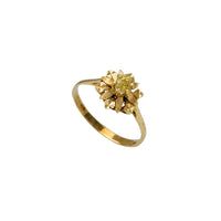Zirconia Snow-Flower Lady Ring (14K)