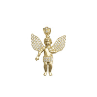 Zirconia Baby Angel Pendant (14K)