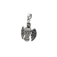 Silver Antique-Finish 3D Eagle Pendant (14K) Popular Jewelry New York